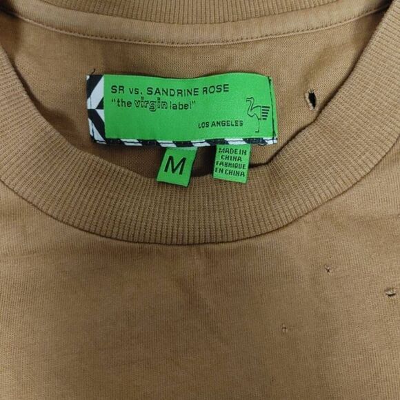 Sandrine Rose x Free People Shoulder Padded  Muscle Tank Sz M - Picture 7 of 8